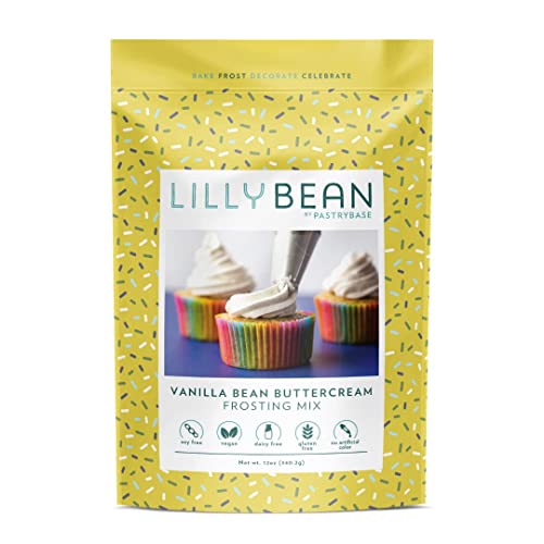 LillyBean by PastryBase Vanilla Bean Buttercream Frosting Mix, 1...