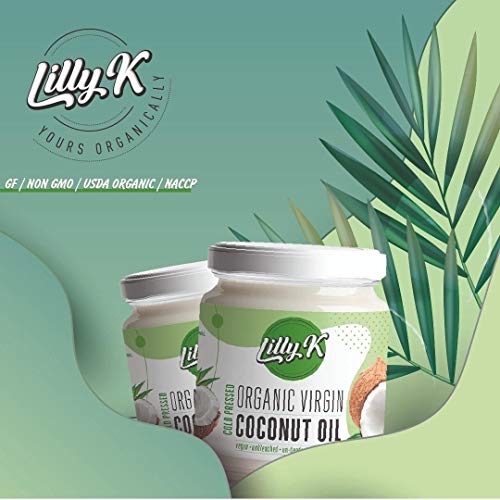 Lillyk Cold-Pressed Organic Virgin Vegan Coconut Oil | 16.9 Fl O