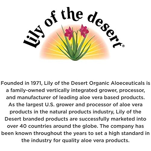 Lily Of The Desert Organic Aloe Vera Juice, Whole Leaf, No Prese