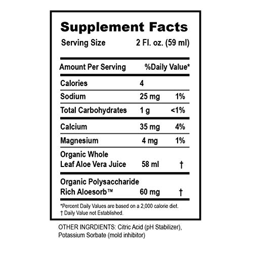 Lily Of The Desert Aloe Vera Juice, Whole Leaf, 128 Fluid Ounce