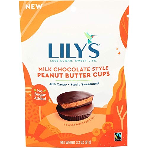 Lilys Chocolate, Peanut Butter Cup Milk Chocolate Style, 3.2 Oun