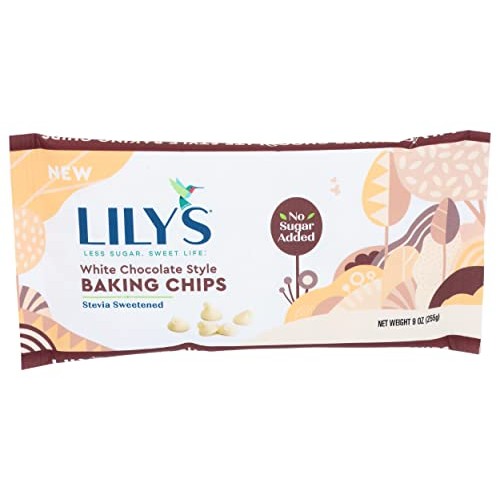 Lilys Chocolate Baking Chips White Chocolate Style, 9 Ounce
