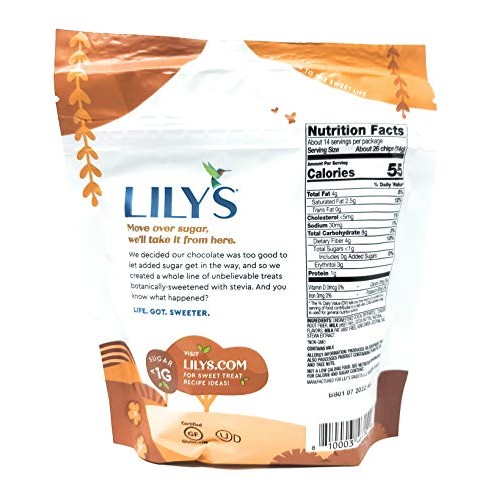 Lilys Chocolate Salted Caramel Flavor Baking Chips