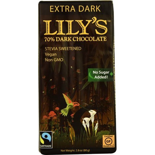 Lilys Dark Chocolate With Stevia Extra Dark -- 2.8 Oz - 2 Pc