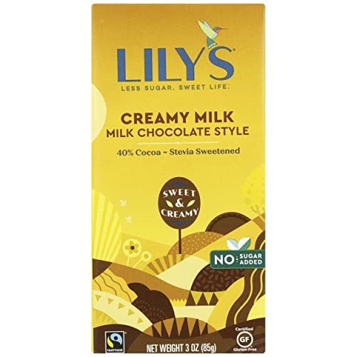 Lillys Sweets Chocolate Bar Milk Creamy, 3 Oz