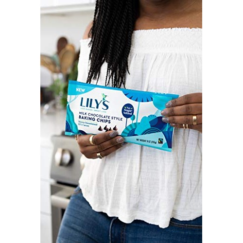 Milk Chocolate Baking Chips By Lilys Sweets | Stevia Sweetened,