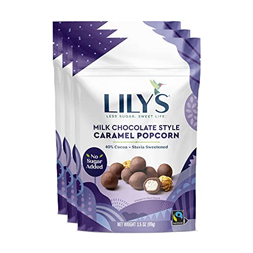 Milk Chocolate Style Caramel Popcorn By Lilys Sweets | Stevia S