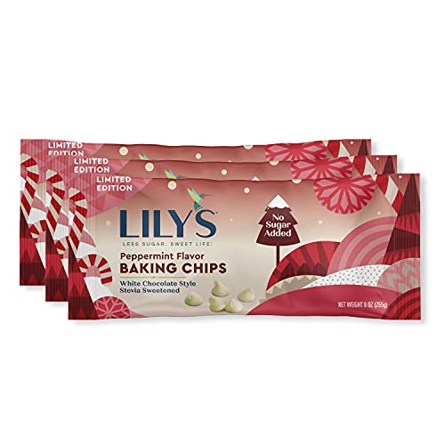 Peppermint White Chocolate Style Baking Chips By Lilys Sweets |...