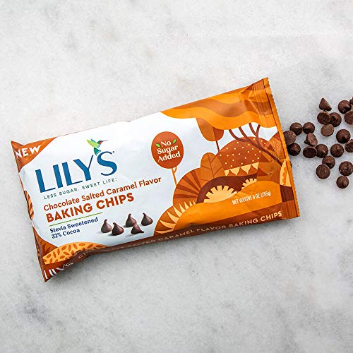Salted Caramel Chocolate Baking Chips By Lilys Sweets | Stevia