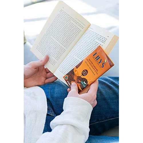 Salted Caramel Milk Chocolate Bar By Lilys | Stevia Sweetened,