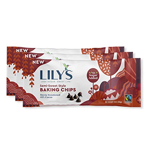 Semi-Sweet Baking Chips By Lilys | Stevia Sweetened, No Added S