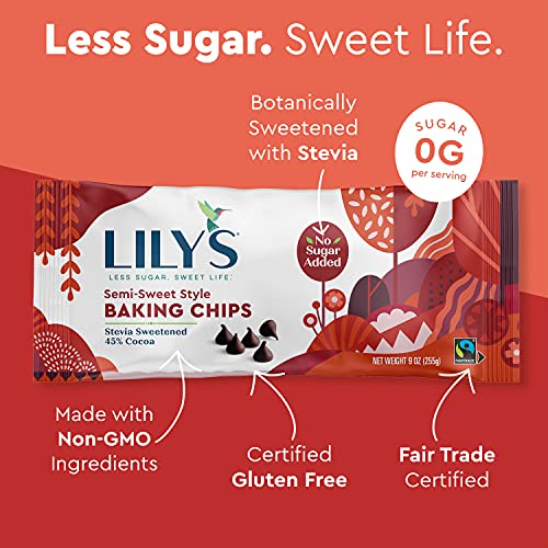Semi-Sweet Chocolate Style Baking Chips by Lilys Sweets | Stevi...