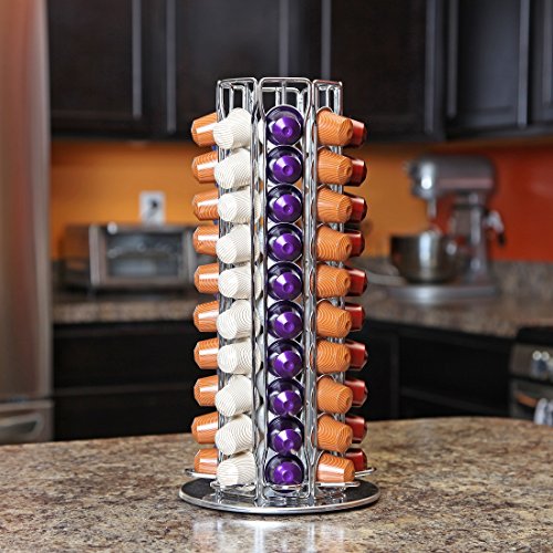 Lilys Home Coffee Capsules Holder Carousel Compatible With Nesp Lilys Home Coffee Capsules Holder Carousel Compatible With Nesp