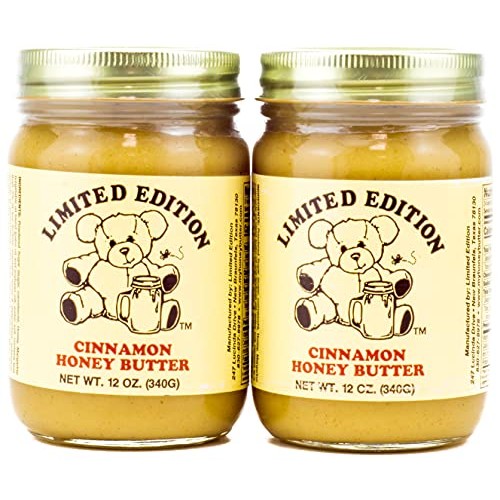Limited Edition Cinnamon Honey Butter In Resealable Jar - Two 12