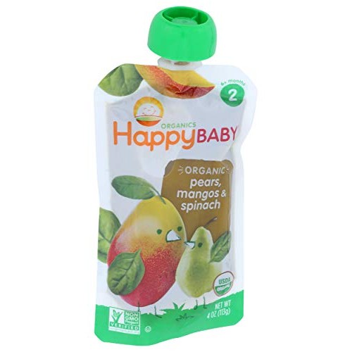Happy Baby Simple Combos Spinach, Mango &Amp; Pear, Stage 2