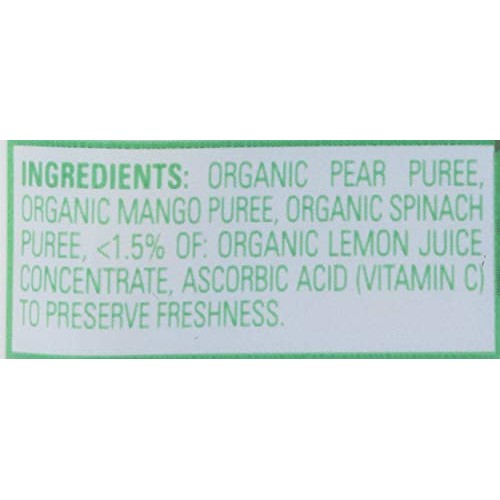 Happy Baby Simple Combos Spinach, Mango &Amp; Pear, Stage 2