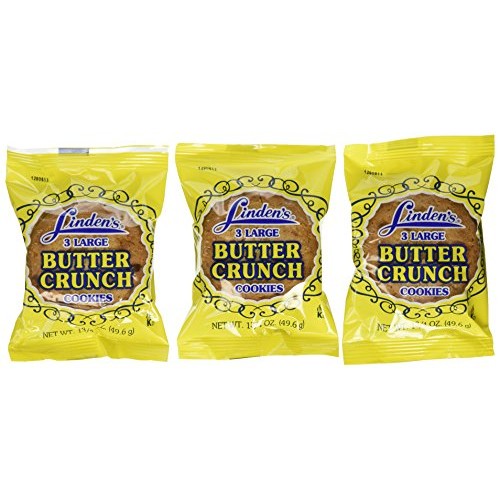 Lindens Butter Crunch Cookies 3 Cookies Per Pack 18 -1.75 Oz. Lindens Butter Crunch Cookies 3 Cookies Per Pack 18 -1.75 Oz.