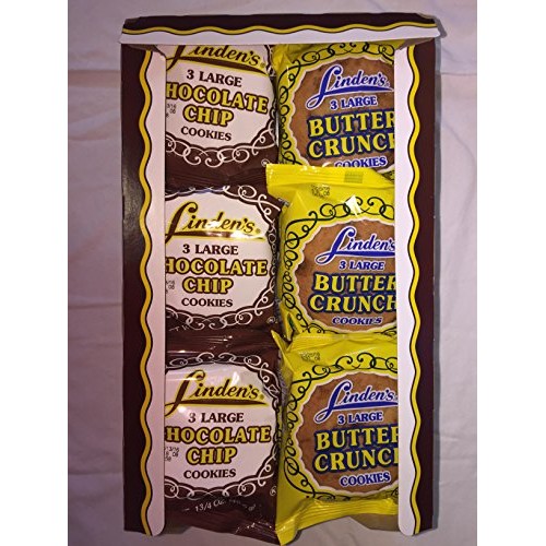 Lindens Cookies Butter Crunch And Chocolate Chips 9 Each- Total
