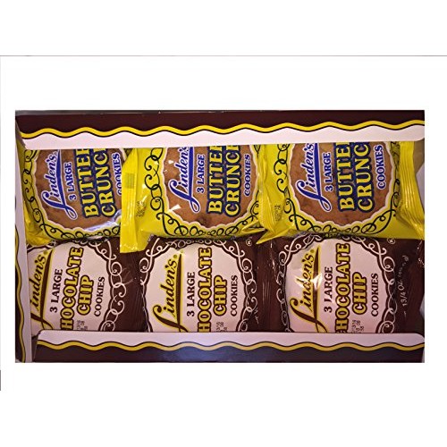Lindens Cookies Butter Crunch And Chocolate Chips 9 Each- Total