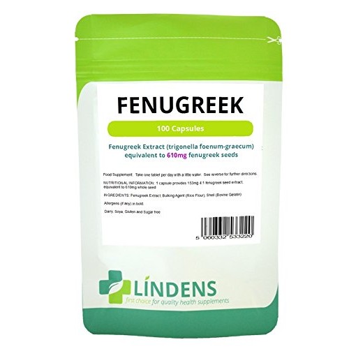 Fenugreek Seed Extract 610Mg Triple Pack 300 Capsules Trigonella