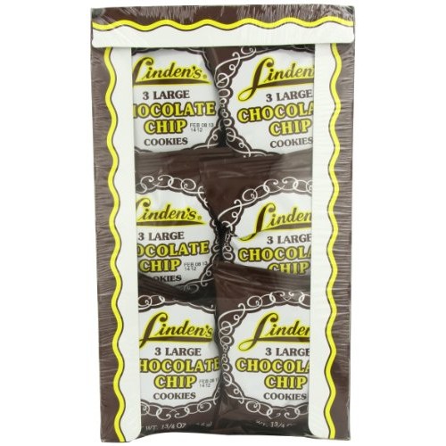 Lindens Large Cookies, Chocolate Chip, 18 Count