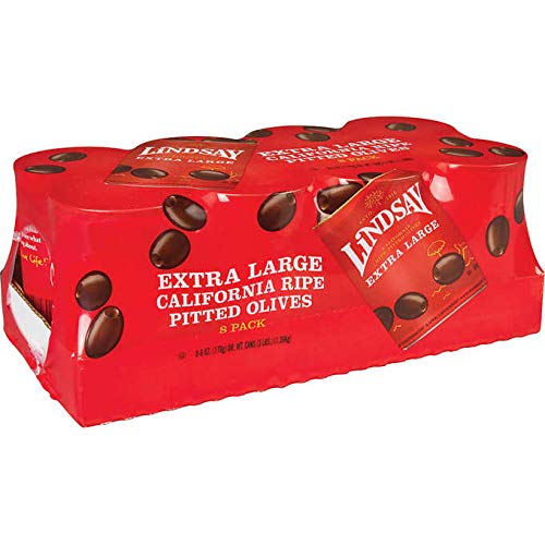 Lindsay Expect More Extra Large Black Pitted Olives, 6 Oz, 8-Count