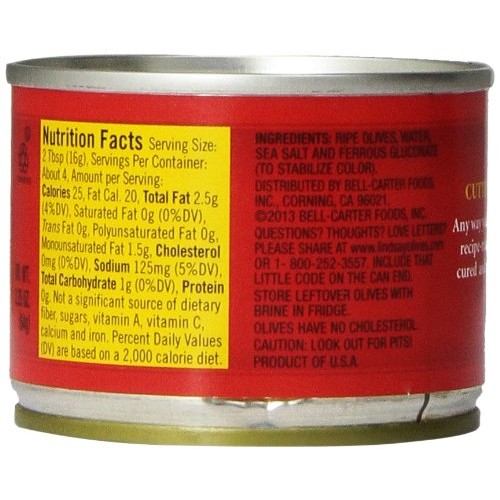 Lindsay Black Pearl Olives, Sliced, 2.25 Oz