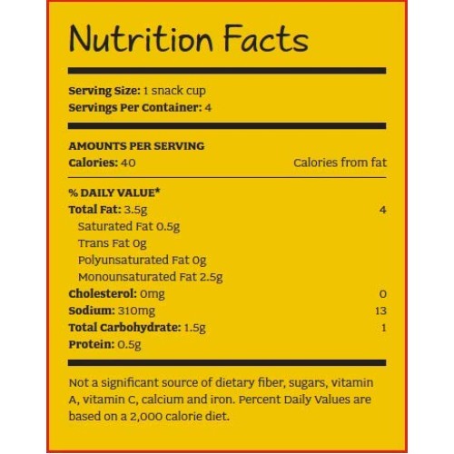 Lindsay Pitted Black Olive Snack, 4- 1.2 Oz Cups