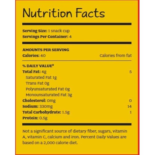 Lindsay Sliced Black Olive Snack Cups, 4- 1.2 Oz Cups 4.8 Oz