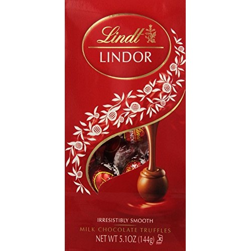 Lindt Lindor Milk Chocolate Truffles, 5.1-Ounce Bag