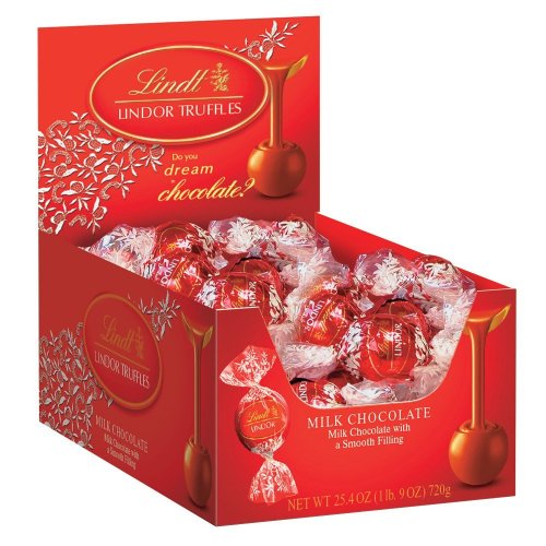 Lindt Lindor Truffles Milk Chocolate, 60-Pieces, Lot Of 2