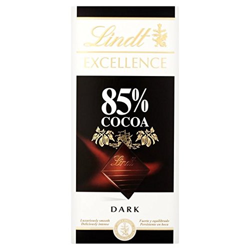 Lindt Excellence 85% Cocoa Extra Fine Dark Chocolate 100G By Lindt