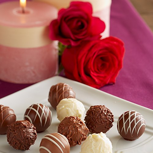 Lindt Assorted Chocolate Gourmet Truffles, Gift Box, Kosher, 7.3