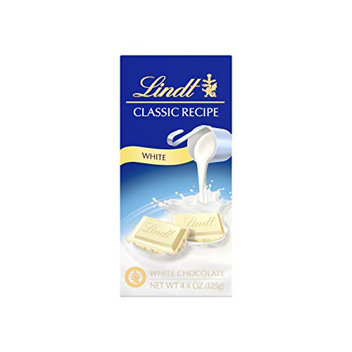 Lindt Classic Recipe Bar, White Chocolate Bar, 4.4 Ounce Pack O