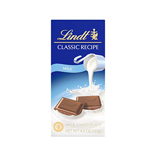Lindt Classic Recipe Milk Chocolate Bar, 4.4 Ounce Pack Of 12,