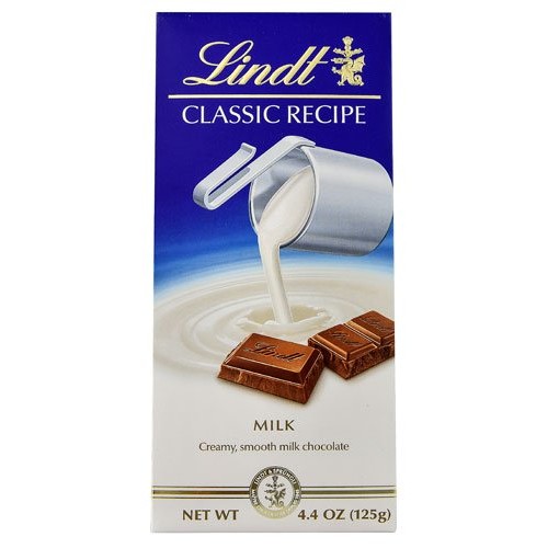Lindt Classic Recipe Milk Chocolate Bar -- 4.4 Oz - 2 Pc