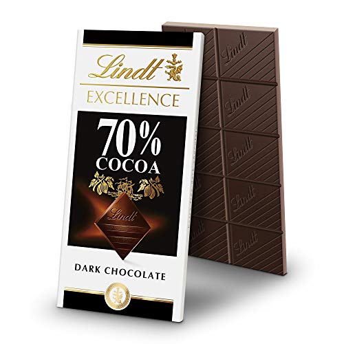 Lindt Excellence Bar, 70% Cocoa Smooth Dark Chocolate, Gluten Fr