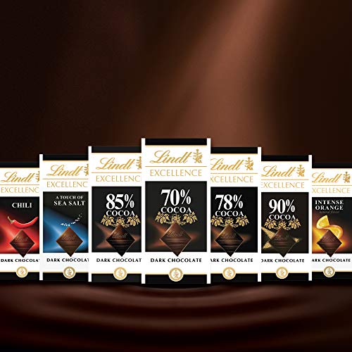 Lindt Excellence Bar, A Touch Of Sea Salt Dark Chocolate, Great