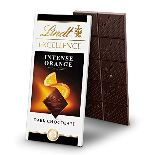 Lindt Excellence Orange Dark Chocolate Bar, 3.5 Oz, 12 Pack