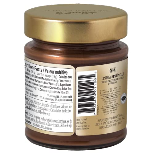 Lindt Hazelnut Milk Chocolate Spread, 200g/7.1 oz. {Imported fro...