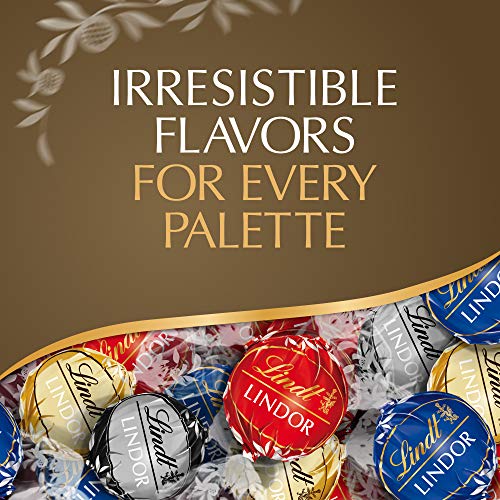 Lindt Lindor 4 Flavors Assorted Truffles, 19 Oz. Bag