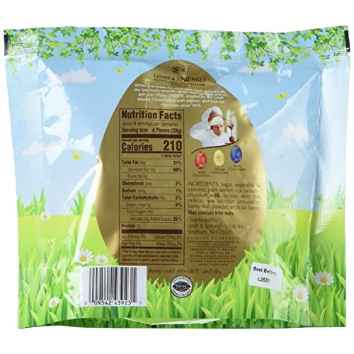 Lindt LINDOR Assorted Chocolate Truffle Eggs, Assorted Chocolate...