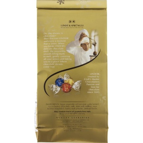 Lindt Lindor Assorted Chocolate Truffles 5.1 Oz