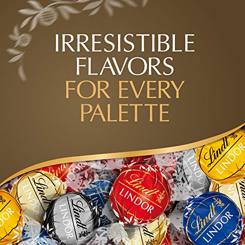Lindt Lindor Assorted Chocolate Truffles, Kosher, 15.2 Ounce Bag