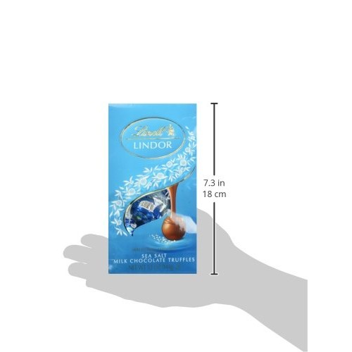 Lindt Lindor Sea Salt Milk Chocolate Truffles, 5.1 Ounce