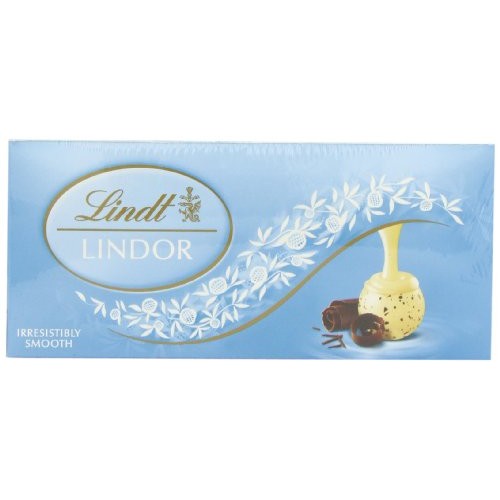 Lindt Lindor Stracciatella White Chocolate Truffles, Kosher, 60