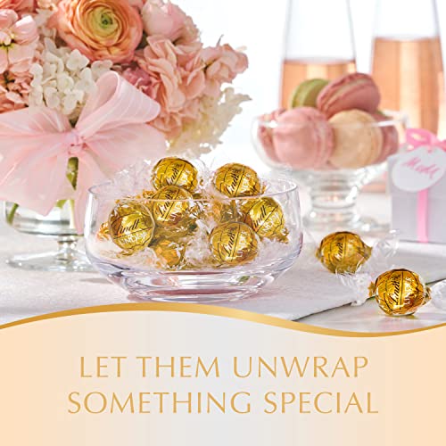 Lindt LINDOR White Chocolate Candy Truffles, Mothers Day Chocol...