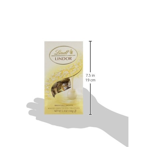 Lindt Lindor White Chocolate Truffle, 5.1 Ounce