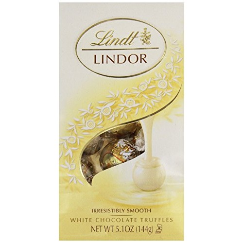 Lindt Lindor White Chocolate Truffle, 5.1 Ounce
