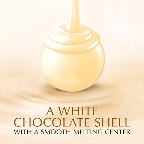 Lindt LINDOR White Chocolate Truffles, 5.1 oz. Bag, Pack of 1